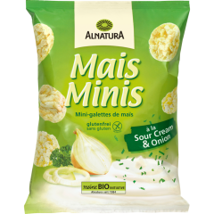 Alnatura Bio Mais Minis á la Sour Cream & Onion 50 g 