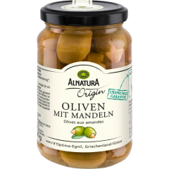 Alnatura Bio Origin Oliven mit Mandeln 350 g 