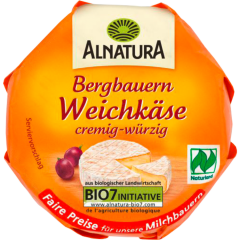Alnatura Bio Bergbauern Weichkäse 60 % Fett i. Tr. 150 g 