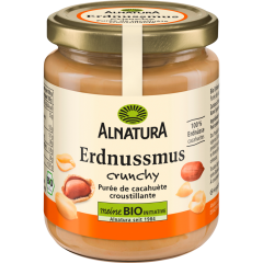 Alnatura Bio Erdnuss Mus Crunchy 250 g 