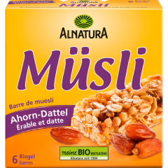 Alnatura Bio Müsli-Riegel Ahorn-Dattel 150 g 