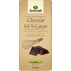 Alnatura Bio Chocolat 64 % Cacao 150 g 