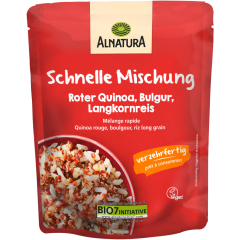Alnatura Bio Schnelle Mischung Roter Quinoa, Bulgur, Langkornreis 250 g 