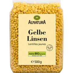 Alnatura Bio gelbe Linsen 500 g 