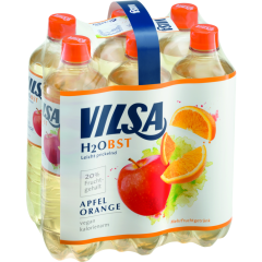 Vilsa H2Obst Apfel Orange - 6-Pack 6 x 0,75 l 