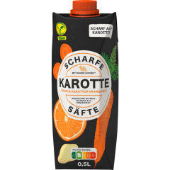 Scharfe Säfte Karotte Orange Ingwer 0,5 l 
