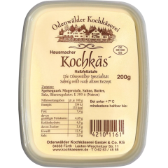 Odenwälder Kochkäserei Hausmacher Kochkäs 7,4 % Fett i. Tr. 200 g 