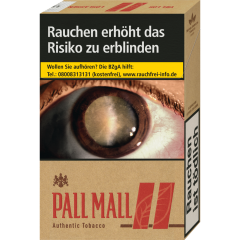 Pall Mall Authentic Red XL Zigaretten 21 Stück 