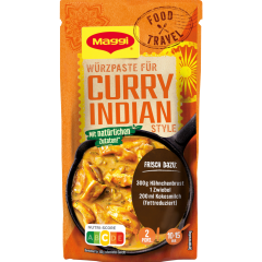 Maggi Food Travel Würzpaste für Curry Indian Style für 2 Portionen 
