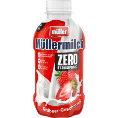 müller Müllermilch ZERO Erdbeer-Geschmack max. 1,5 % Fett 400 ml 