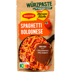Maggi Herzensküche Würzpaste Spaghetti Bolognese Classic für 2 Portionen 