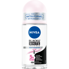 NIVEA Deo Roll-On Invisible For Black & White Clear Antitranspirant 50 ml 