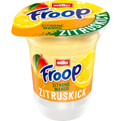 müller Froop Limitiert Zitruskick Zitrone-Mango 150 g 