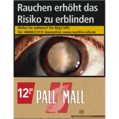 Pall Mall Authentic Red Super 34 Stück 