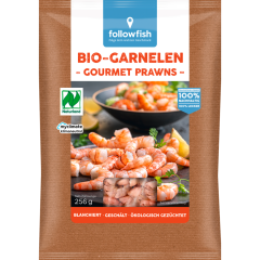 followfish Bio Garnelen Gourmet Prawns 256 g 