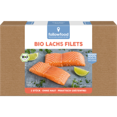 followfood Bio Lachs Filets 2 Portionen 