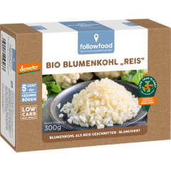 followfood Demeter Blumenkohl "Reis" 300 g 