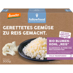 followfood Demeter Blumenkohl "Reis" 300 g 
