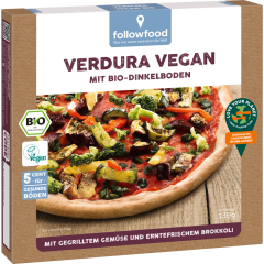 followfood Bio Verdura Vegan Pizza 339 g 