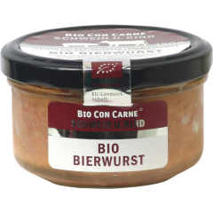 Bio Con Carne Bio Bierwurst im Glas 150 g 