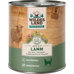 Wildes Land Nassfutter Lamm & Reis 800 g 