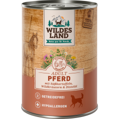 Wildes Land Hund Nassfutter Pferd & Süßkartoffel 400 g 