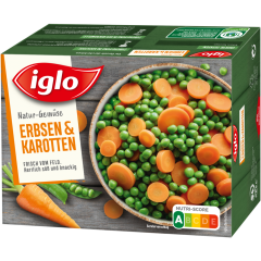 iglo Natur-Gemüse Erbsen und Karotten 540 g 