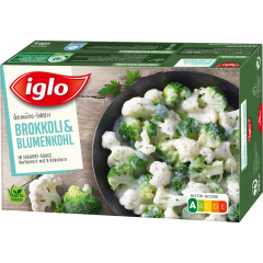 iglo Gemüse-Ideen Brokkoli & Blumenkohl in Joghurtsauce 400 g 