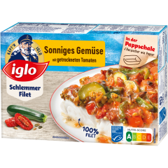 iglo MSC Schlemmer-Filet sonniges Gemüse 380 g 
