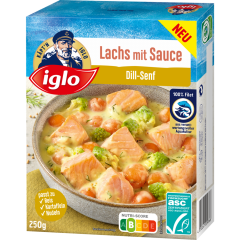 iglo ASC Lachs mit Sauce Dill-Senf 250 g 