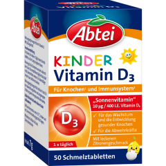Abtei Kinder Vitamin D3 50 Tabletten 
