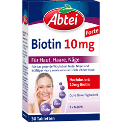 Abtei Biotin Forte 10 mg 30 Tabletten 