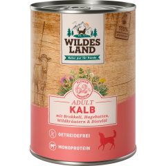 Wildes Land Adult Kalb 400 g 