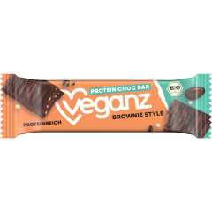 veganz Bio Protein Choc Bar Chocolate Brownie Style 50 g 