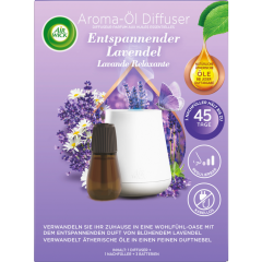Air Wick Aroma-Öl Diffuser Entspannender Lavendel Starter Set 