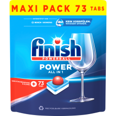 finish Power All in 1 Regular Maxi Pack 73 Tabs 