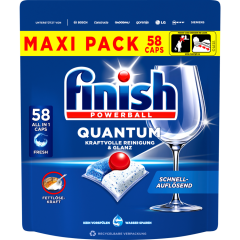 finish Quantum All in 1 Regular Maxi Pack 58 Tabs 