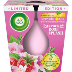 Air Wick Wohlfühl-Duftkerze Raspberry Rose Splash 105 g 