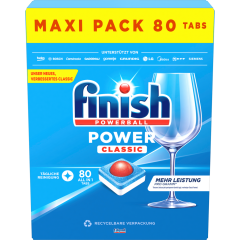 finish Power Classic Maxipack Regular 80 Tabs 