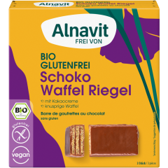 Alnavit Bio Schoko Waffel Riegel 3 x 25 g 