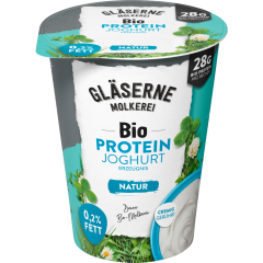 Gläserne Molkerei Bio Protein Joghurt 0,2 % Fett 400 g 
