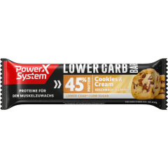Power System Lower Carb Bar Cookies & Cream 40 g 