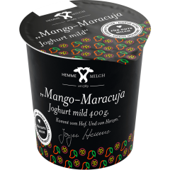 Hemme Milch Wedemark Mango-Maracuja Joghurt mild 3,7 % Fett 400 g 