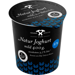Hemme Milch Wedemark Naturjoghurt mild 3,7 % Fett 400 g 