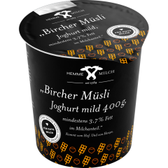 Hemme Milch Wedemark Bircher Müsli Joghurt mild 3,7 % Fett 400 g 