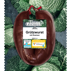 Gutfleisch Grützwurst mit Rosinen 250 g 