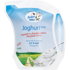 Hemme Milch Uckermark Naturjoghurt 3,7 % Fett 600 g 