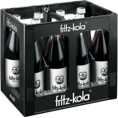 fritz-kola Kola ohne Zucker - Kiste 10 x 0,5 l 