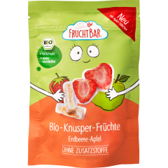 FruchtBar Bio Knusper-Früchte Erdbeere & Apfel 15 g 