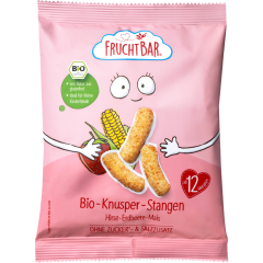 FruchtBar Bio Knusper-Stangen Hirse-Erdbeere-Mais 30 g 